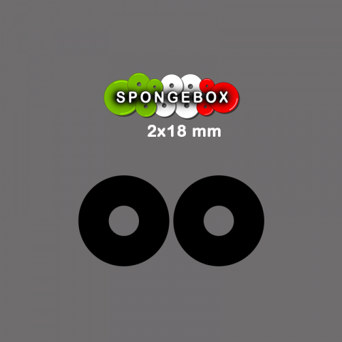 Truse si Instrumente D.I.Y - SpongeBox  2x 18mm, Angello Salva Box - Negru