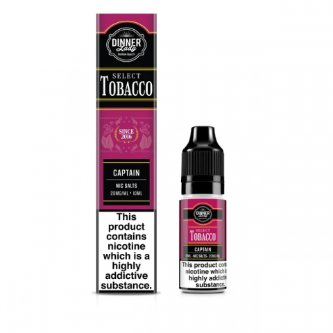 D-F - Tobacco Captain, Dinner lady salts 10ml