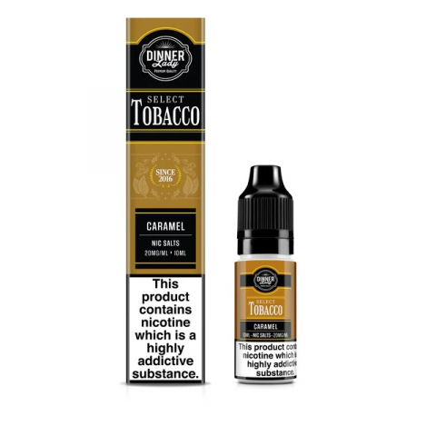 D-F - Tobacco Caramel, Dinner Lady Salts 10ml
