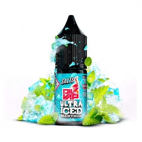 Cu Nic Salt - Ultra Iced Menthol, Oil4Vap Salts 10ml