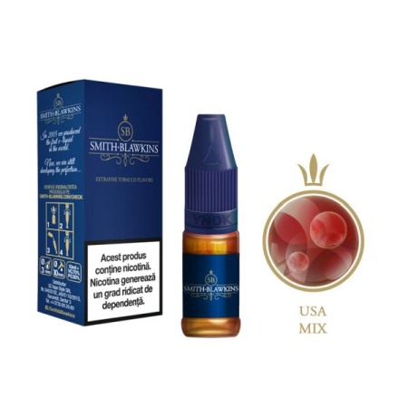 Lichid tigara electronica fara nicotina - USA Mix / Smith&Blawkins Blue / 0 nicotina