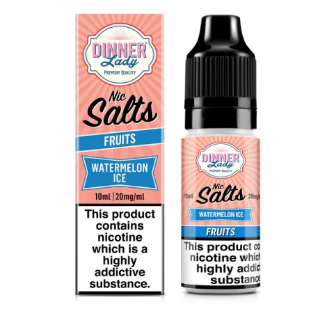 D-F - Watermelon Ice, Dinner Lady Salts 10ml