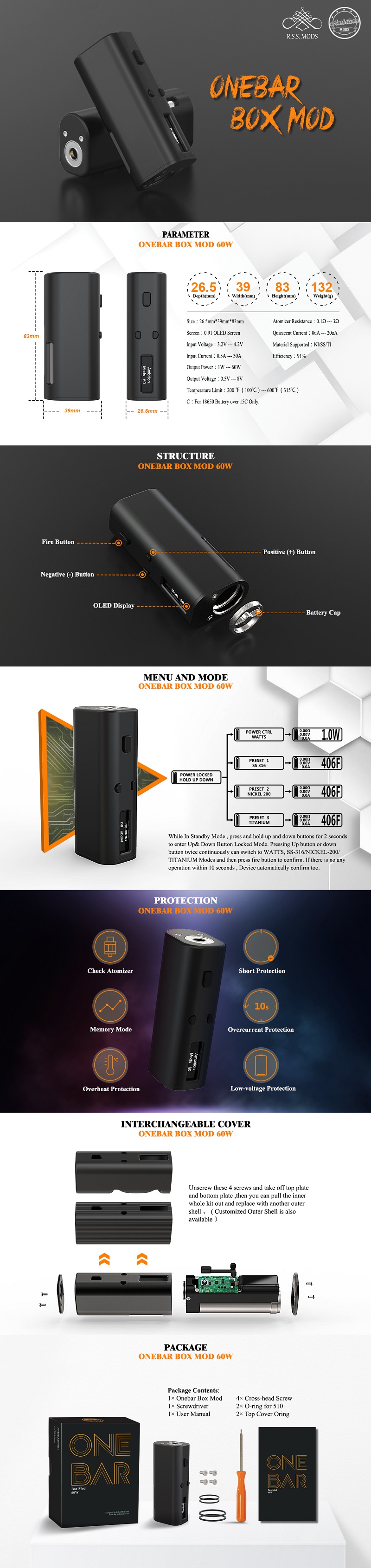 Box Onebar - Ambition Mods X R.S.S. Mods