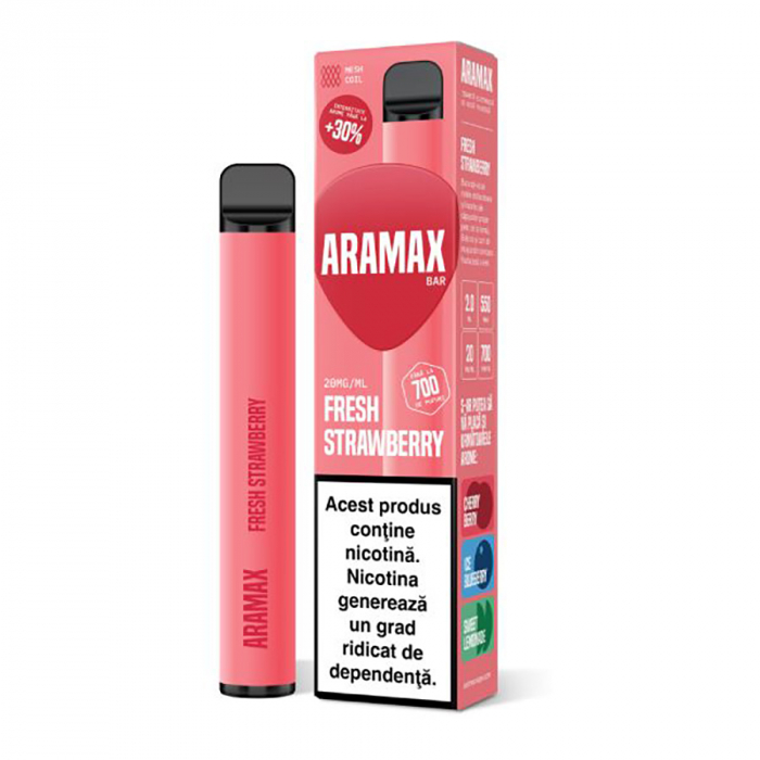 ARAMAX Bar 700 pufuri 20mg Fresh Strawberry [1]
