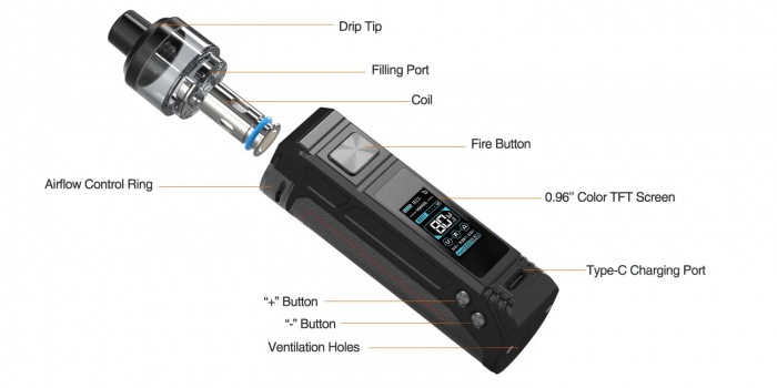 Kit Aspire BP80 – Navy Blue [2]