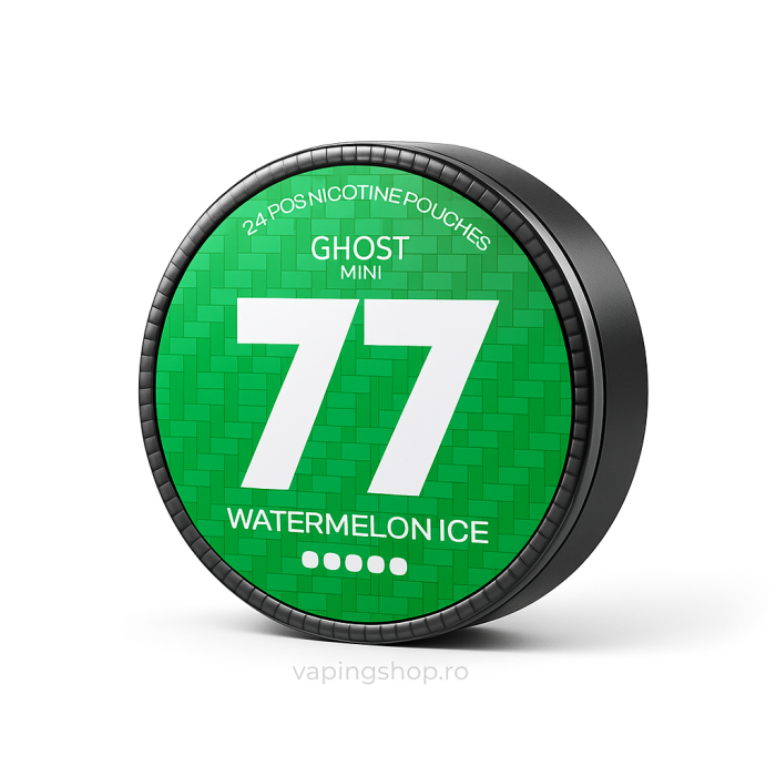 Pouch Nicotină Snus 77 Ghost Mini Watermelon Ice 40mg/g (20mg/pouch) [1]
