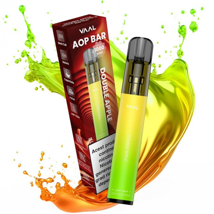 VAAL AOP Bar 1000 pufuri 20mg – Double Apple [1]