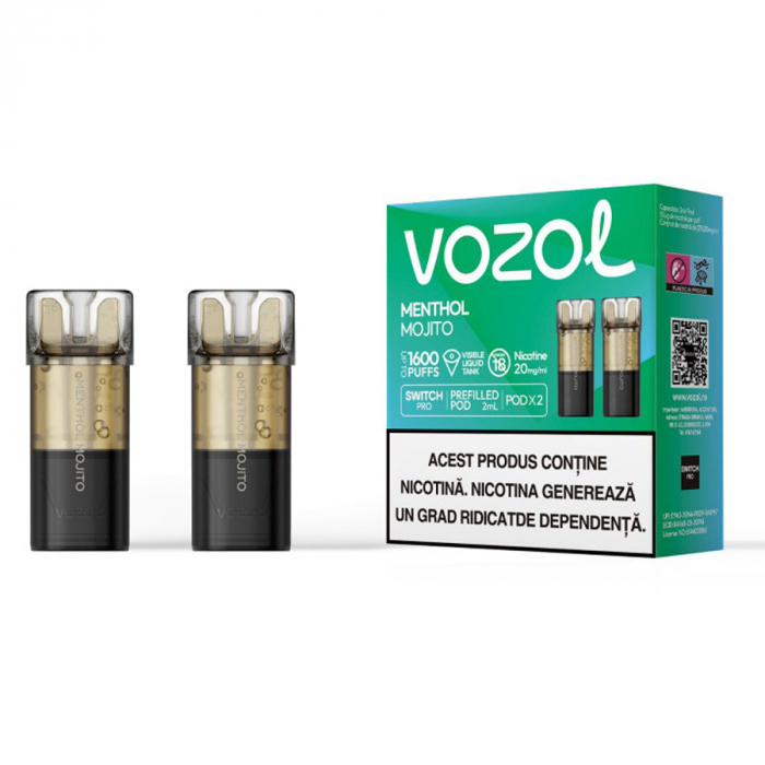 Vozol Switch Pro Menthol Mojito 2 cartuse [1]