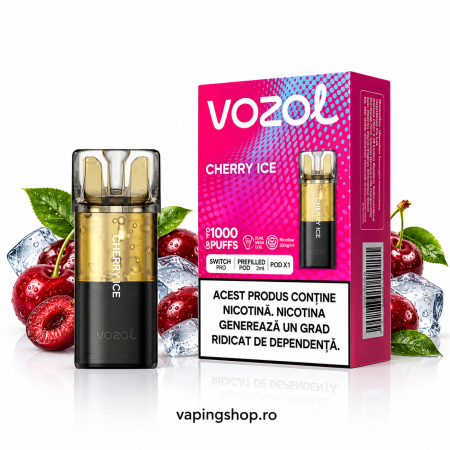 ATOMIZOARE - Cartus Switch Pro Cherry Ice Vozol 2ml 20mg