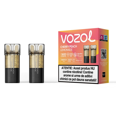 VOZOL - Cartus Vozol Switch Pro Cherry Peach Lemonade 0% 2 cartuse