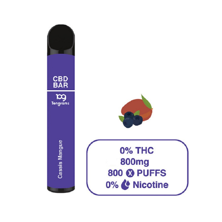 CBD BAR - CBD BAR Tengrams Cassis Mangue 8%