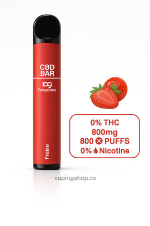 TIGARI UNICA FOLOSINTA - CBD BAR Tengrams Fraise 8%