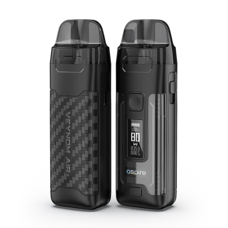 KITURI ÎNCEPĂTORI - Kit Aspire Veynom Air Carbon Carbon Black 2800mAh 5ml