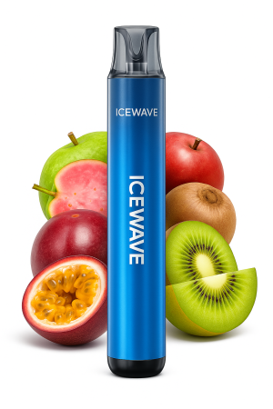 KITURI ÎNCEPĂTORI - Kit Icewave E1 Azure Blue 1000 pufuri Kiwi Passion Fruit Guava 2ml 20mg