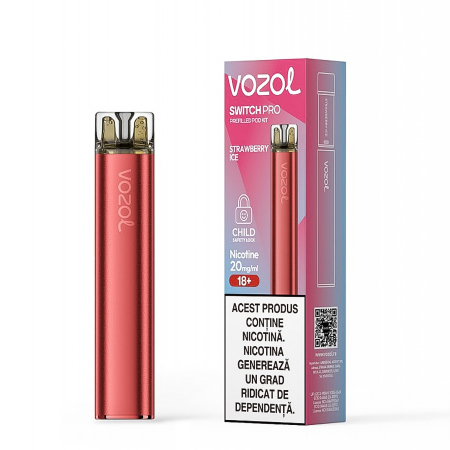 PROMOȚII - Kit Vozol Switch Pro Strawberry Ice