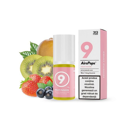 E-LICHIDE - Lichid Fruit Fusion 09 Nicsalt 19mg 10ml Airscream Airpops 313