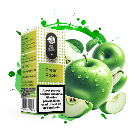 GUERRALIQ SALT - Lichid GuerraLiq SALT Green Apple 20mg 10ml