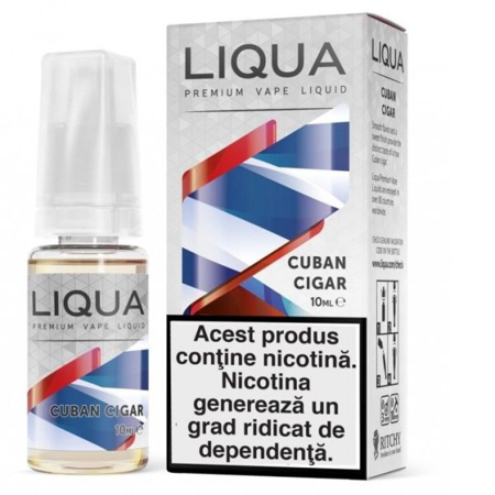 LIQUA - Lichid Liqua 10ml – Cuban Cigar 6-18mg