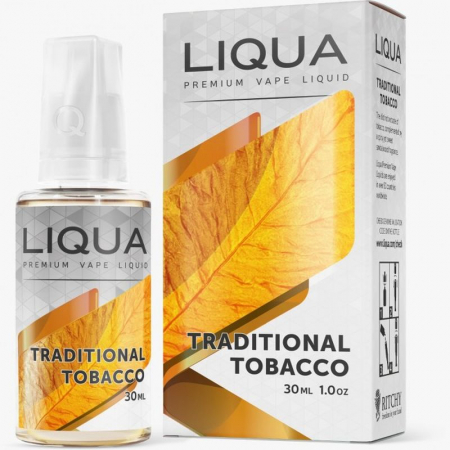 Fara nicotina - Lichid Liqua 30ml – Traditional Tobacco 0mg