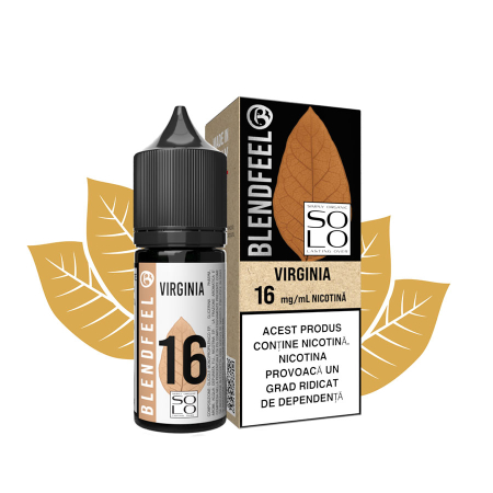 E-LICHIDE - Lichid Virginia Blendfeel Solo 8-16mg 10ml