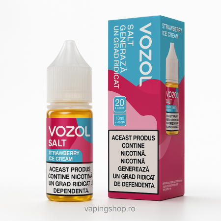 VOZOL SALT - Lichid Vozol Strawberry Ice Cream 20mg