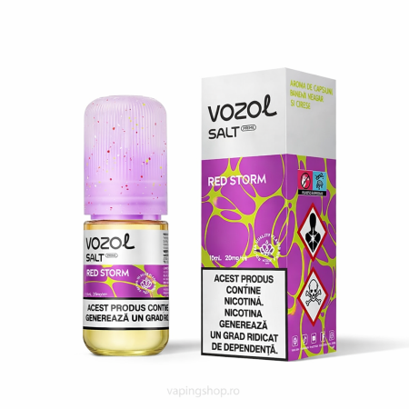 PROMOȚII - Lichid Vozol Red Storm Prime Salt 10ml 20mg