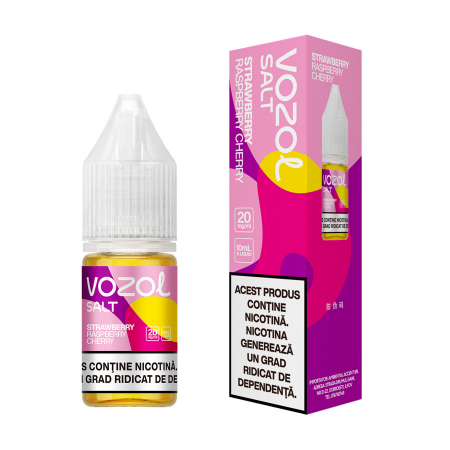 VOZOL SALT - Lichid Vozol Strawberry Raspberry Cherry 20mg