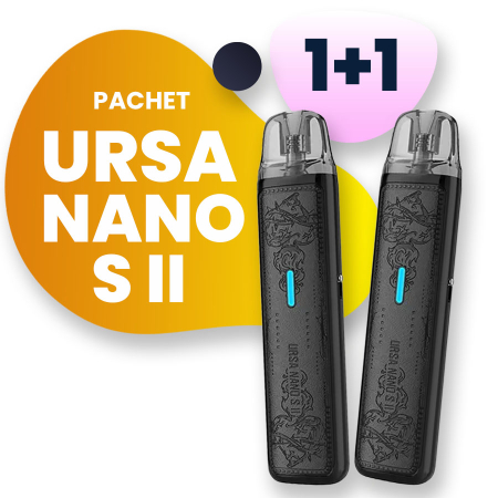 LOST VAPE - Pachet 1+1 Kit Ursa Nano S II Black Thorns Lost Vape