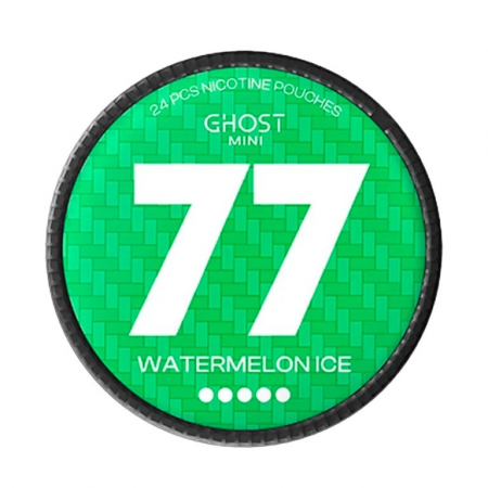 POUCH NICOTINA SNUS - Pouch Nicotină Snus 77 Ghost Mini Watermelon Ice 40mg/g (20mg/pouch)