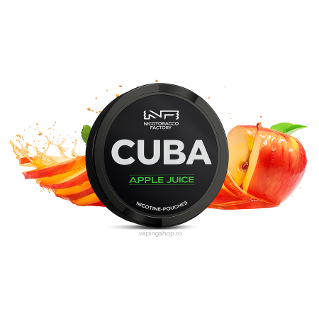 CUBA - Pouch Nicotina Snus Cuba Black Apple Juice 30mg/g (20mg/pouch)