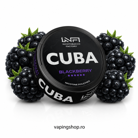 CUBA - Pouch Nicotina Snus Cuba Black Blackberry 30mg/g (20mg/pouch)