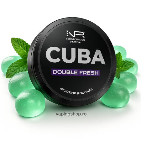 CUBA - Pouch Nicotina Snus Cuba Black Double Fresh 30mg/g (20mg/pouch)