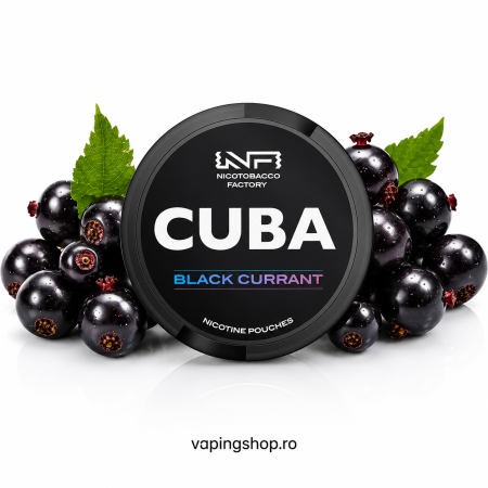 POUCH NICOTINA SNUS - Pouch Nicotină Snus Cuba Black Currant 30mg/g 20mg/pouch