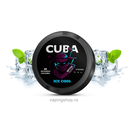 CUBA - Pouch Nicotina Snus Cuba Ninja Ice Cool 38.4mg/g (20mg/pouch)
