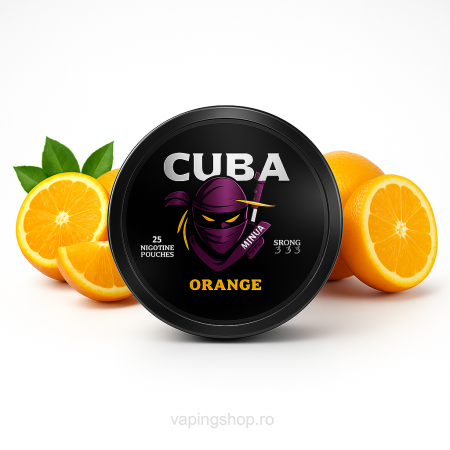 PROMOȚII - Pouch Nicotina Snus Cuba Ninja Orange 38.4mg/g (20mg/pouch)