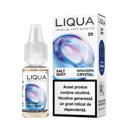PROMOȚII - Shot Nicotina Liqua Crystal NicSalt 10ml 20mg 50VG-50PG