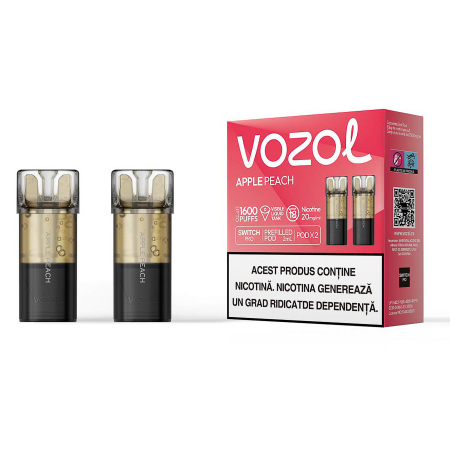 PROMOȚII - Vozol Switch Pro Apple Peach 2 cartuse