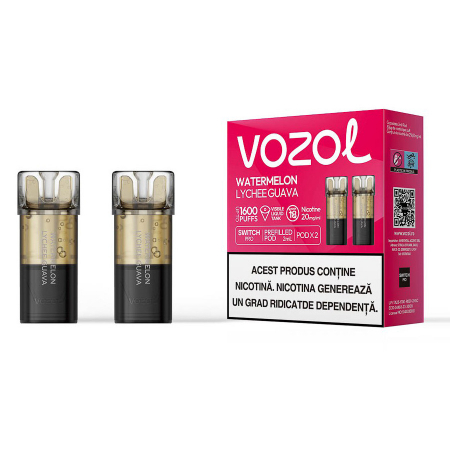 PROMOȚII - Vozol Switch Pro Watermelon Lychee Guava 2 cartuse