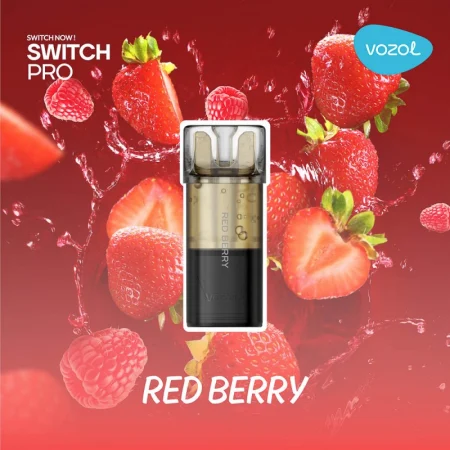 VOZOL SWITCH PRO RED BERRY este un cartuș/capsulă de rezervă special conceput pentru narghilea electronică VOZOL Switch Pro, care îți oferă o experiență de vaping plină de savoare, cu un amestec delicios de căpșuni proaspete și zmeură aromată. Preumplut cu 2 ml de e-Lichid cu 2% nicotină, acest cartuș asigură până la 800 de pufuri, oferind o experiență de vaping satisfăcătoare și plină de gust.  Capsula VOZOL Switch Pro Red Berry este perfectă pentru utilizatorii care apreciază aromele dulci și fructate, fiind ușor de utilizat și fără necesitatea reumplerii. Acest cartuș este compatibil exclusiv cu dispozitivele VOZOL Switch Pro, garantând o experiență optimă de vaping.  Caracteristici și Beneficii: Cartuș de unică folosință, preumplut cu lichid pentru narghilea electronică VOZOL Switch Pro. Aromă delicioasă: Combină dulceața căpșunilor proaspete cu aciditatea zmeurei, oferind o explozie de gust la fiecare puf. 2 ml de e-Lichid cu 2% nicotină, ideal pentru cei care doresc o dozare moderată de nicotină, fără a compromite aroma. Durabilitate de până la 800 de pufuri, perfectă pentru utilizare îndelungată și plăcută. Compatibilitate exclusivă cu VOZOL Switch Pro, un sistem inovativ de vaping creat pentru a maximiza confortul și performanța. Design ergonomic: Cartușul compact se potrivește perfect în dispozitiv, asigurând un flux de aer optim și o experiență de vaping confortabilă. Fără bătăi de cap: Cartușul preumplut se schimbă ușor și rapid, fără riscuri de scurgeri sau întrețineri complicate. De ce să alegi VOZOL Switch Pro Red Berry? Acest cartuș VOZOL este ideal pentru iubitorii de arome fructate, oferind o combinație savuroasă de căpșuni și zmeură într-o experiență de vaping plăcută și reconfortantă. Fiecare puf este o explozie de arome proaspete, transformând fiecare sesiune de vaping într-un moment de răsfăț.  Specificații Tehnice: Capacitate e-Lichid: 2 ml Concentrație nicotină: 2% (20 mg/ml) Număr de pufuri: Aproximativ 800 Compatibilitate: Narghilea electronică VOZOL Switch Pro Arome disponibile: Căpșuni și zmeură Conținut pachet: 2 cartușe VOZOL Switch Pro Red Berry Avantaje și Beneficii: Vaping fără complicații: Fără necesitatea reumplerii, cartușul este gata de utilizare imediat. Aromă intensă și satisfăcătoare: Fiecare puf oferă o explozie de aromă proaspătă și dulce. Design practic: Capsule ușor de schimbat, perfecte pentru utilizatorii în mișcare. Durată lungă de viață: Fiecare cartuș asigură până la 800 de pufuri, făcându-l ideal pentru utilizare de lungă durată. Cumpără acum VOZOL Switch Pro Red Berry și experimentează vapingul la cele mai înalte standarde, cu un cartuș de rezervă creat pentru confort și savoare! Cuvinte cheie: cartuș VOZOL, capsulă VOZOL Switch Pro, rezervă narghilea electronică, lichid e-Lichid 2% nicotină, narghilea VOZOL 800 pufuri, aromă căpșuni și zmeură, rezervă lichid narghilea, capsulă vaping VOZOL, dispozitiv vaping de unică folosință, narghilea VOZOL Switch Pro.
