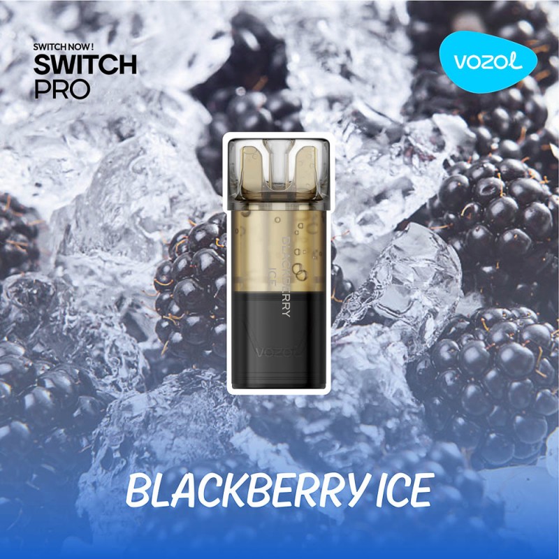 VOZOL SWITCH PRO BLACKBERRY ICE este un cartuș/capsulă de rezervă pentru narghilea electronică VOZOL, oferind o experiență de vaping unică, cu o aromă bogată și răcoritoare de mure. Preumplut cu 2 ml de e-Lichid cu 2% nicotină, acest cartuș îți va oferi până la 800 de pufuri pline de savoare, perfect pentru momentele de relaxare sau pentru a te răsfăța.  Capsula VOZOL Switch Pro Blackberry Ice este creată pentru iubitorii aromelor fructate, având un gust intens și delicios de mure proaspătă, combinat cu o notă răcoritoare. Datorită designului său de unică folosință, nu trebuie să te îngrijorezi de reumpleri sau întreținere complicată, iar utilizarea este extrem de simplă. Acest cartuș este compatibil exclusiv cu dispozitivele VOZOL Switch Pro, asigurând o experiență de vaping optimizată.  Caracteristici și Beneficii: Cartuș de unică folosință, preumplut cu lichid pentru narghilea electronică VOZOL Switch Pro. Aromă delicioasă: Gustul intens și dulce al murelor, completat de o notă răcoritoare, oferind o explozie de aromă la fiecare puf. 2 ml de e-Lichid cu 2% nicotină, ideal pentru utilizatorii care preferă o dozare moderată de nicotină, fără a compromite aroma. Durabilitate de până la 800 de pufuri, oferind o utilizare îndelungată și satisfăcătoare. Compatibilitate exclusivă cu VOZOL Switch Pro, un sistem inovativ de vaping creat pentru a maximiza confortul și performanța. Design ergonomic: Cartușul compact se potrivește perfect în dispozitiv, asigurând un flux de aer optim și o experiență de vaping plăcută. Fără bătăi de cap: Cartușul preumplut se schimbă rapid și ușor, fără riscuri de scurgeri sau complicații. De ce să alegi VOZOL Switch Pro Blackberry Ice? Acest cartuș VOZOL este ideal pentru cei care iubesc aromele fructate și răcoritoare într-o experiență de vaping plăcută și relaxantă. Fiecare puf îți va oferi o senzație dulce și răcoritoare, perfectă pentru a te răsfăța după o zi lungă.  Specificații Tehnice: Capacitate e-Lichid: 2 ml Concentrație nicotină: 2% (20 mg/ml) Număr de pufuri: Aproximativ 800 Compatibilitate: Narghilea electronică VOZOL Switch Pro Arome disponibile: Mure și gheață Conținut pachet: 2 cartușe VOZOL Switch Pro Blackberry Ice Avantaje și Beneficii: Vaping fără complicații: Fără necesitatea reumplerii, cartușul este gata de utilizare imediat. Aromă intensă și satisfăcătoare: Fiecare puf oferă o explozie de aromă proaspătă și dulce. Design practic: Capsule ușor de schimbat, perfecte pentru utilizatorii în mișcare. Durată lungă de viață: Fiecare cartuș asigură până la 800 de pufuri, făcându-l ideal pentru utilizare de lungă durată. Cumpără acum VOZOL Switch Pro Blackberry Ice și bucură-te de o experiență de vaping deosebită, cu un cartuș creat pentru confort și savoare! Cuvinte cheie: cartuș VOZOL, capsulă VOZOL Switch Pro, rezervă narghilea electronică, lichid e-Lichid 2% nicotină, narghilea VOZOL 800 pufuri, aromă mure, rezervă lichid narghilea, capsulă vaping VOZOL, dispozitiv vaping de unică folosință, narghilea VOZOL Switch Pro.
