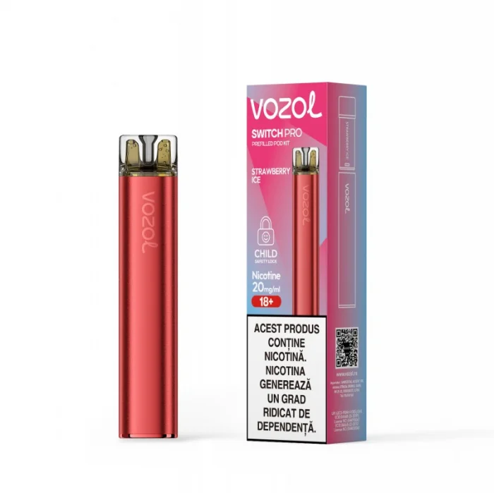 VAPE VOZOL SWITCH PRO STRAWBERRY ICE