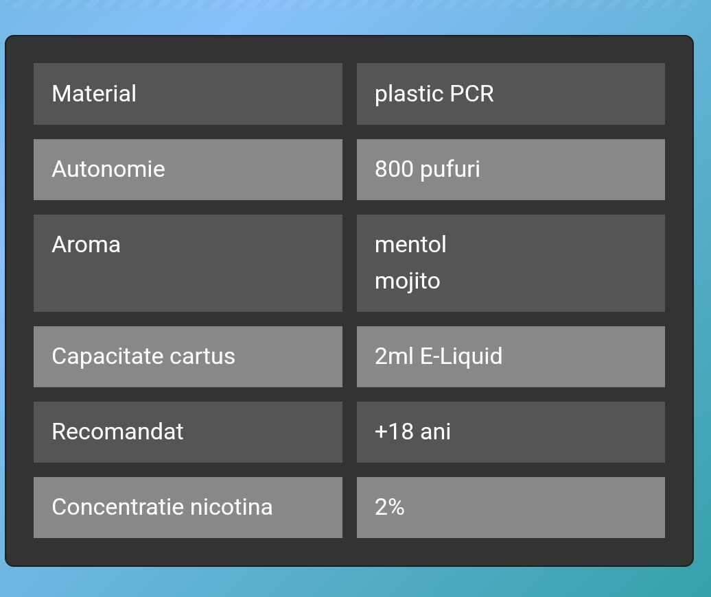 Vozol switch pro pod cartus narghilea