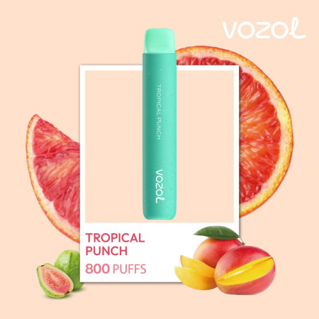 Narghilea Electronică de Unică Folosință vape cu aroma de punch tropical 