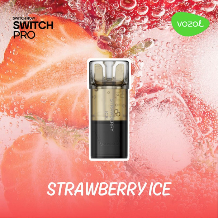 Cartus narghilea de unica folosinta SWITCH PRO STRAWBERRY ICE VOZOL [2]
