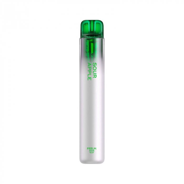 Neon 800 Sour Apple Vozol - Tigara narghilea electronica de unica folosinta vapi vape puff bar cu 800 de pufuri cu nicotina [2]