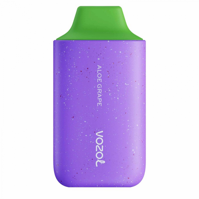 Vozol Star 6000 Aloe Grape Narghilea electronica de unica folosinta Vozol, vape cu 6000 pufuri cu solutie lichid vozol fara nicotina si aroma de Aloe si Struguri, reincarcabila usb. [2]