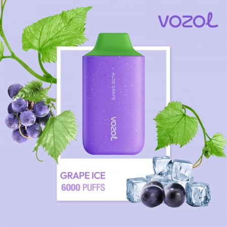 Star 6000 Pufuri - Vozol Star 6000 Aloe Grape Narghilea electronica de unica folosinta Vozol, vape cu 6000 pufuri cu solutie lichid vozol fara nicotina si aroma de Aloe si Struguri, reincarcabila usb.