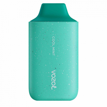 Vozol Star 6000 Cool Mint Narghilea electronica de unica folosinta Vozol, vape cu 6000 pufuri cu solutie lichid vozol fara nicotina si aroma de menta rece [1]