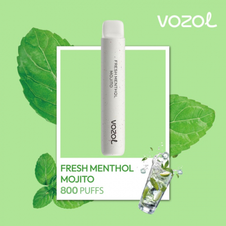 Star 800 pufuri - Vozol Star 800 Fresh Menthol Mojito - Narghilea electronica de unica folosinta