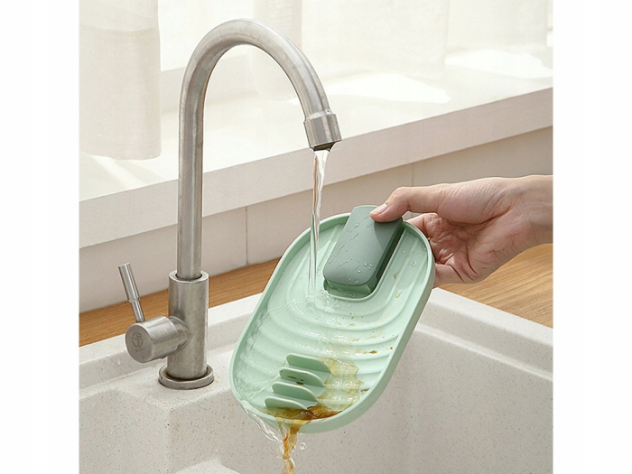 Suport ustensile de bucatarie,  Plastic, Alb, 18x11.5x2.5cm [7]